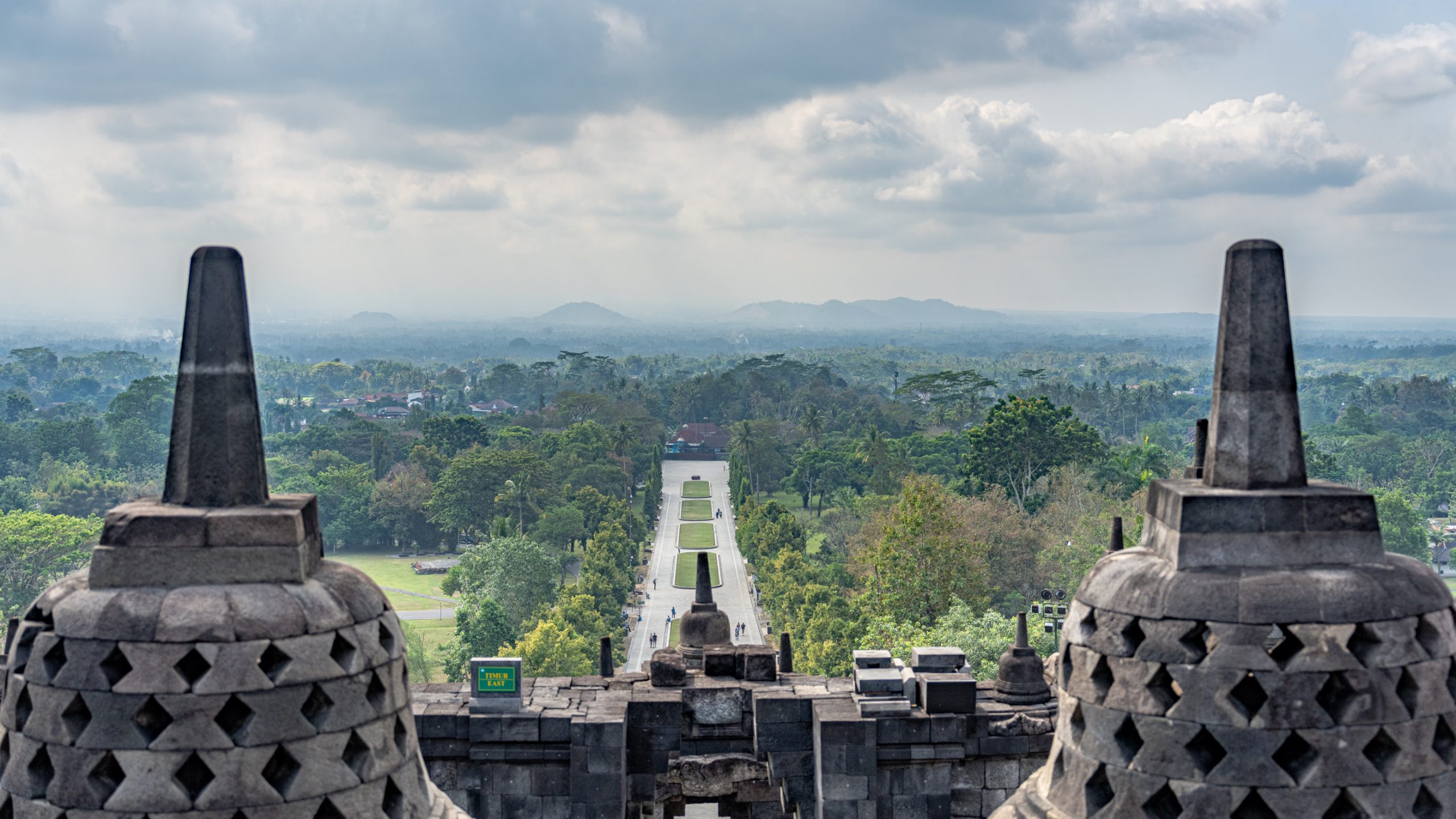 Stupas du temple de Borobudur