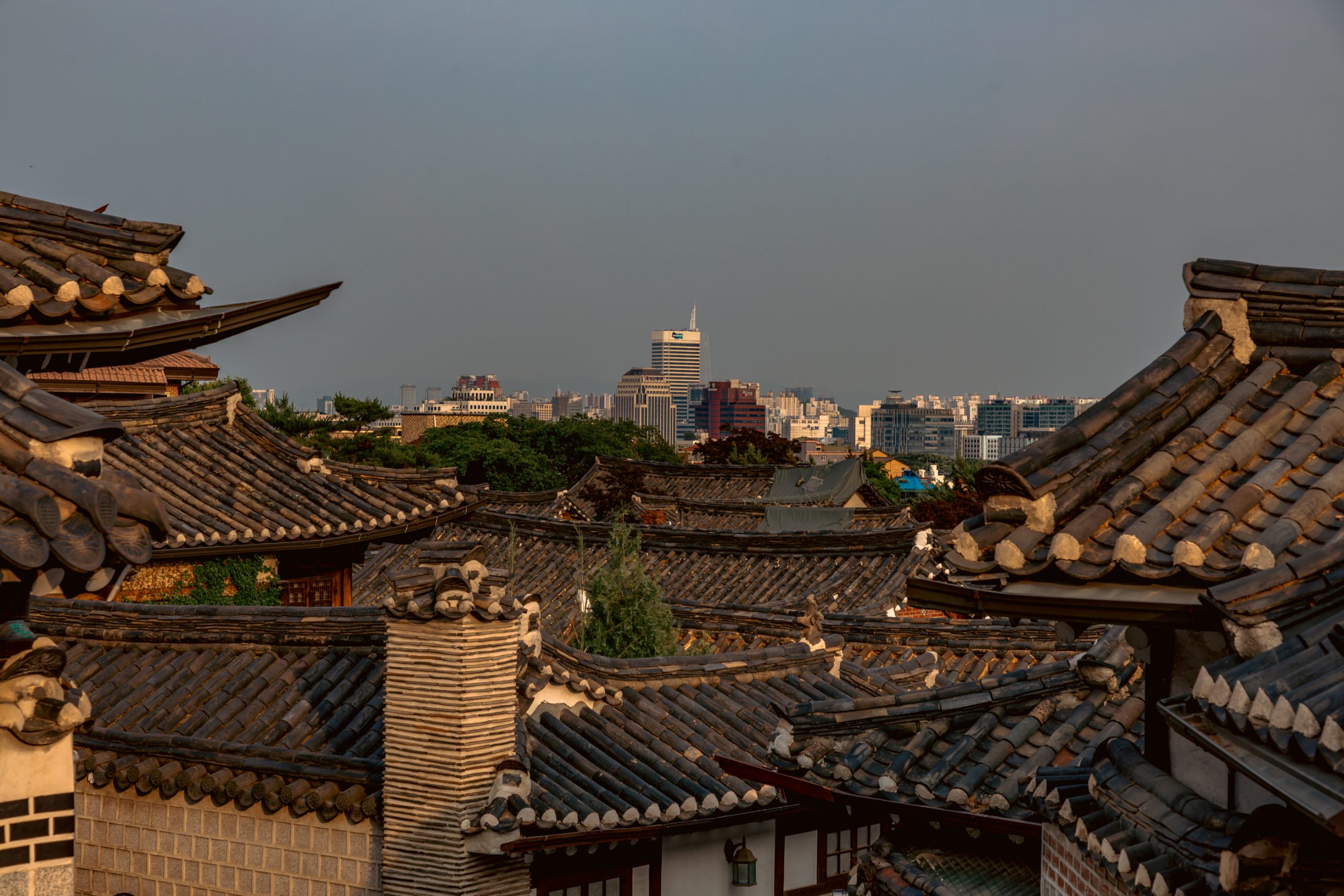 Toits de Bukchon Hanok Village