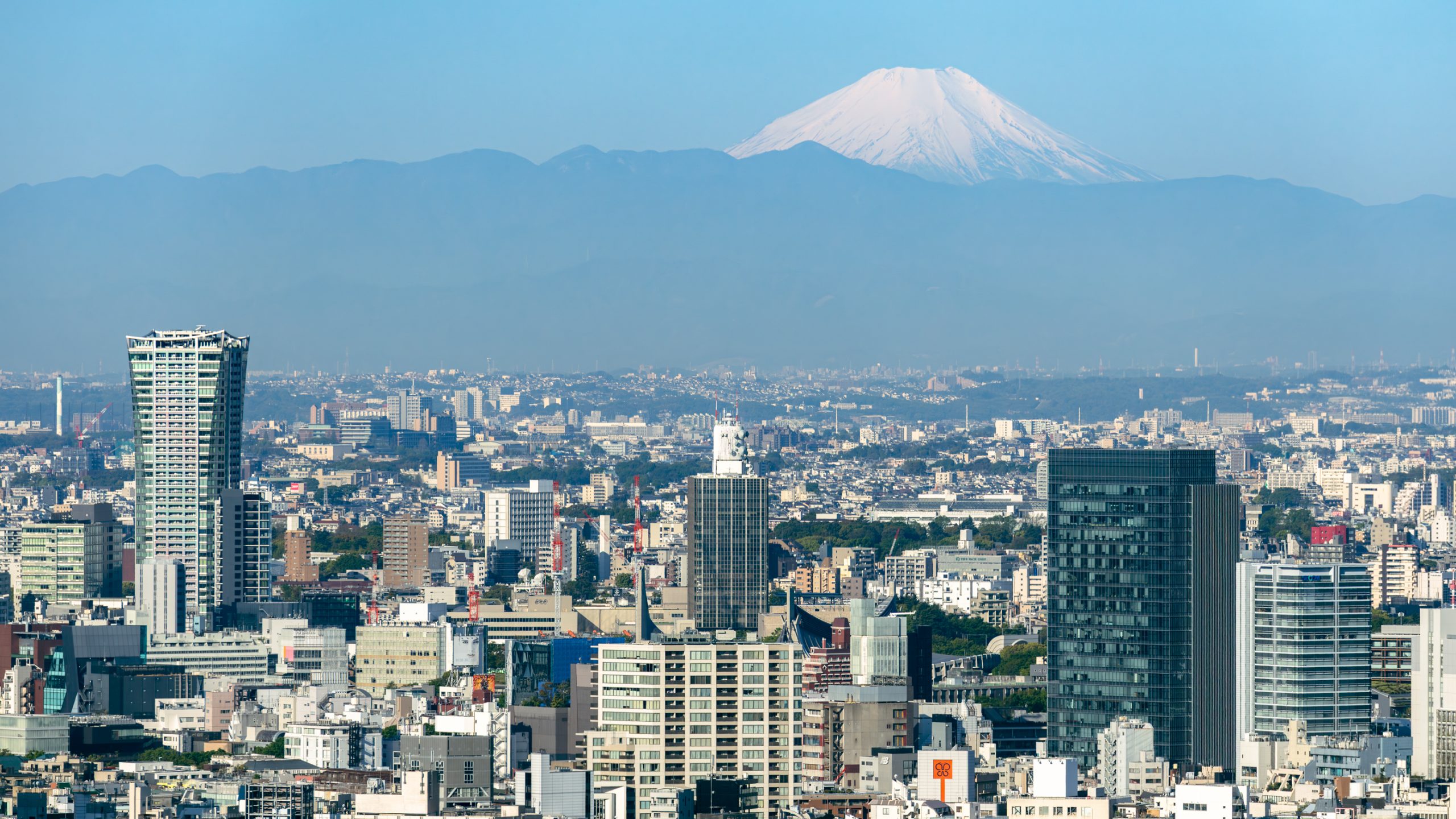 Tokyo et le Mont Fuji