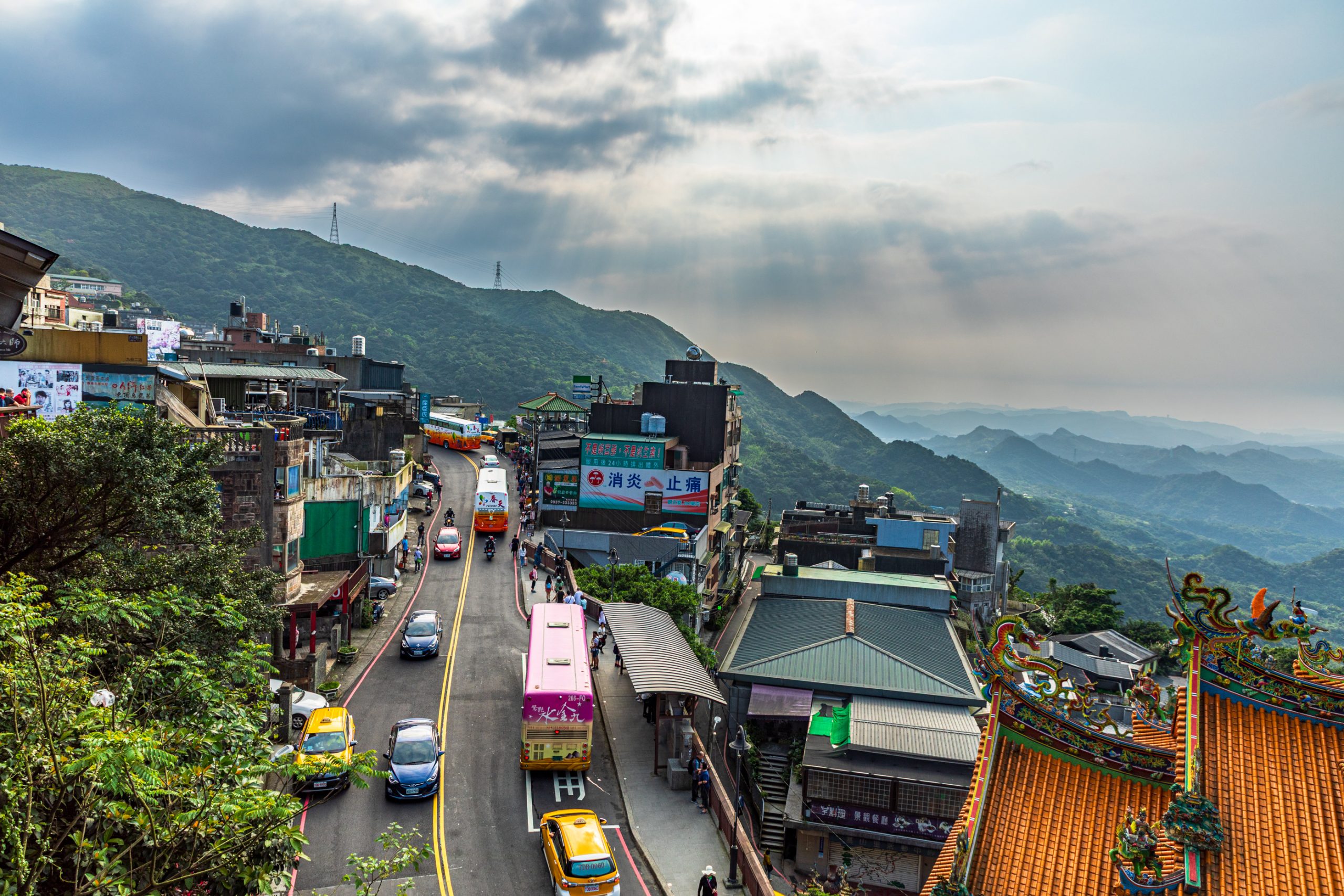 Village de Jiufen à Taïwan