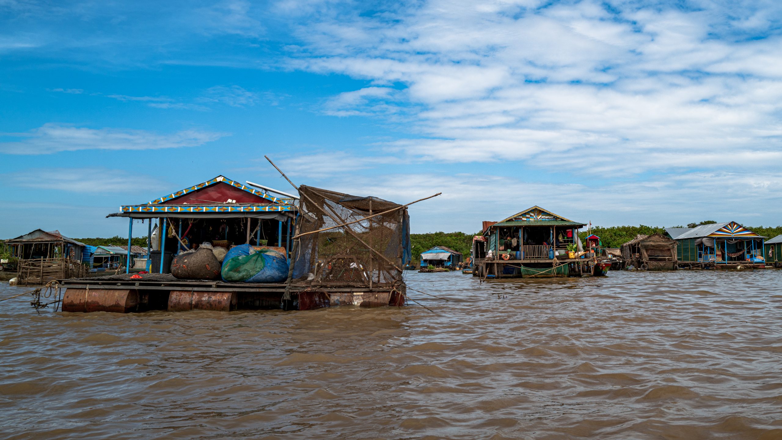 Village flottant du Mékong