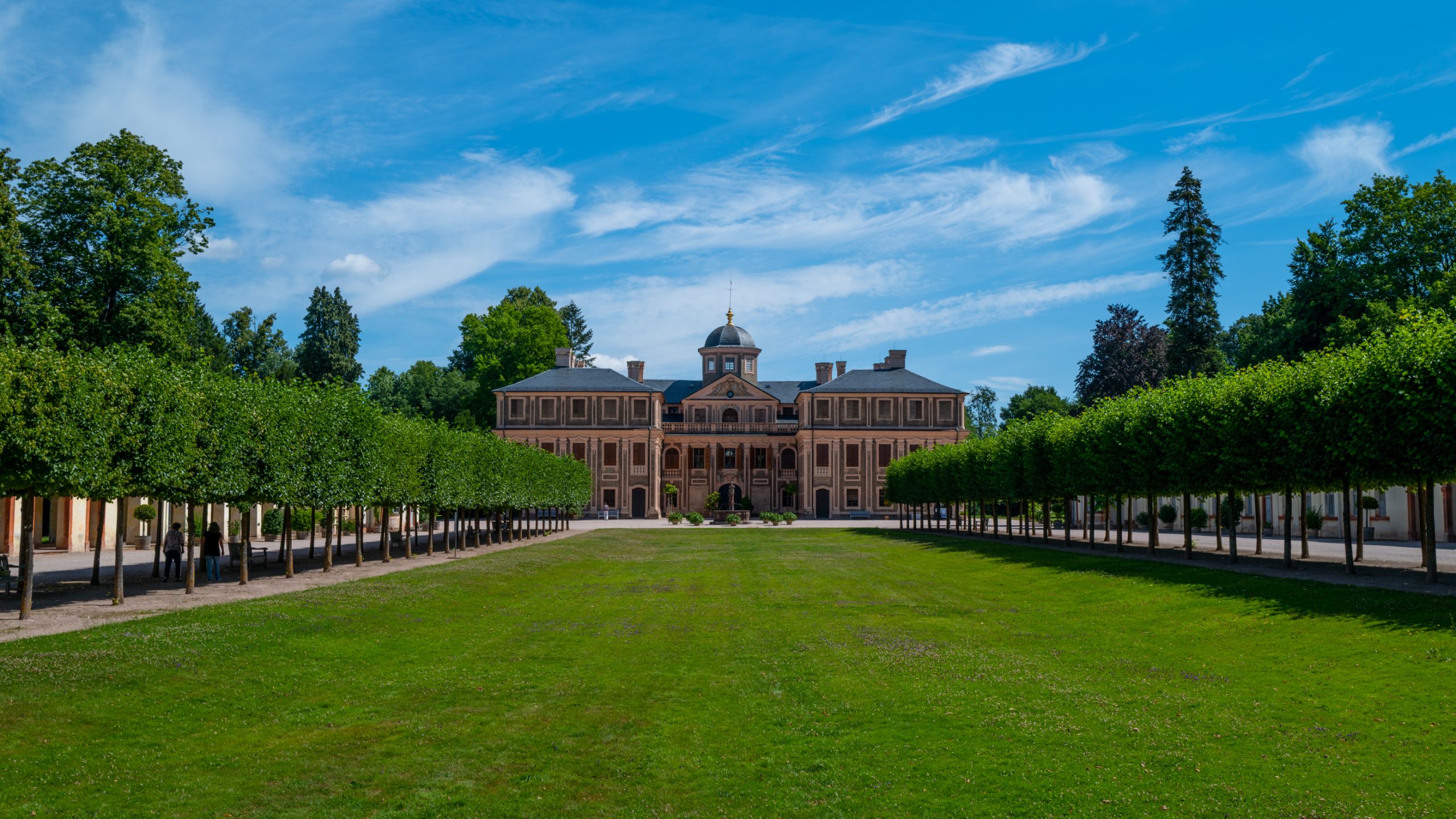 Allée de tilleuls du Palais Fasanerie