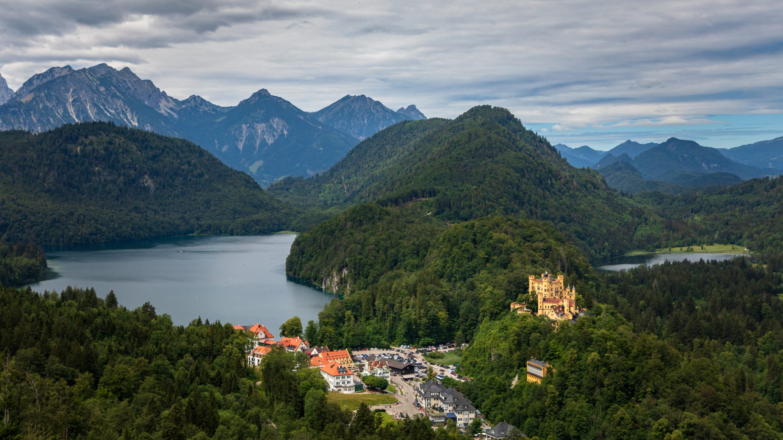 Château de Hohenschwangau et Alpsee