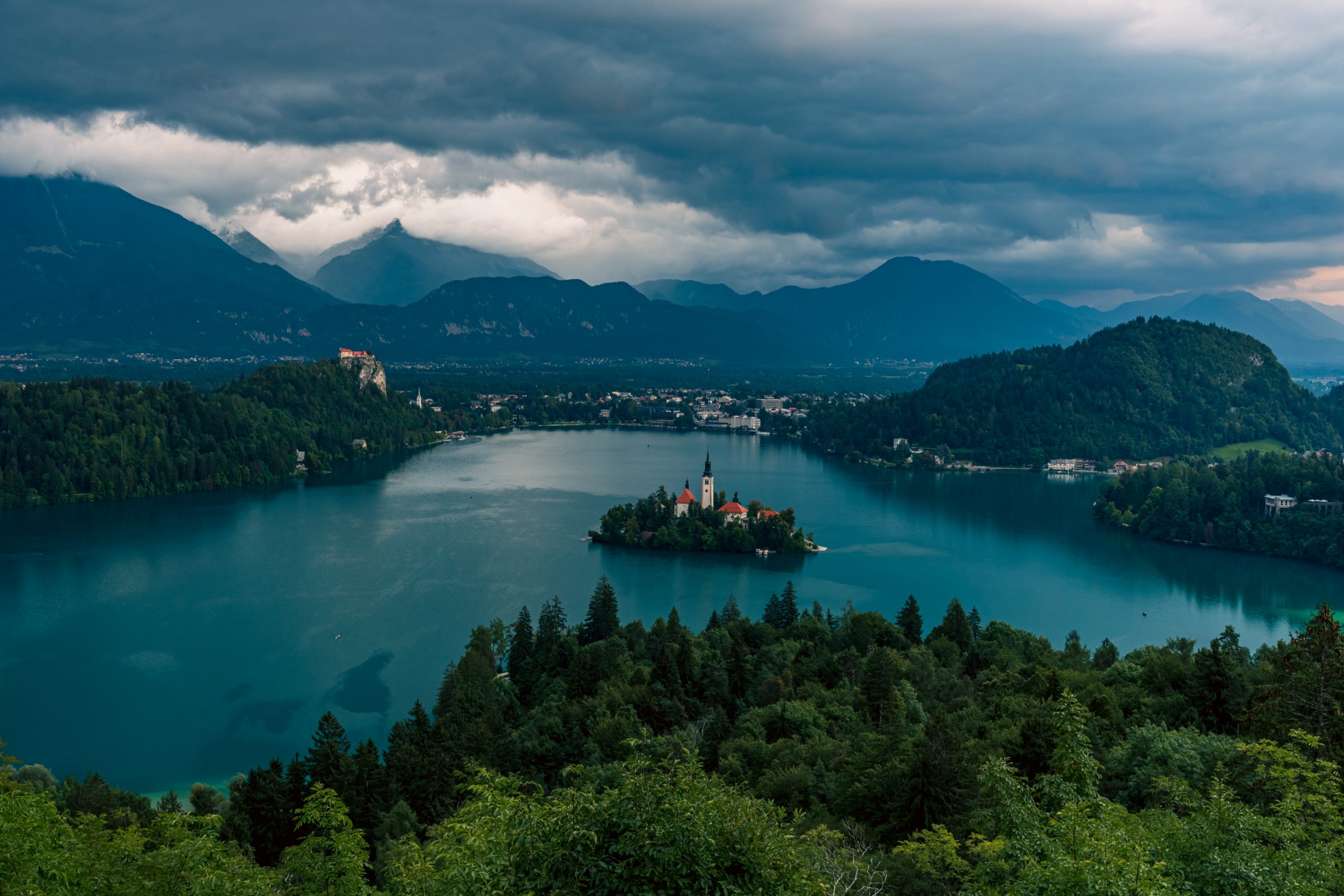 Église sur l’Île du lac Bled