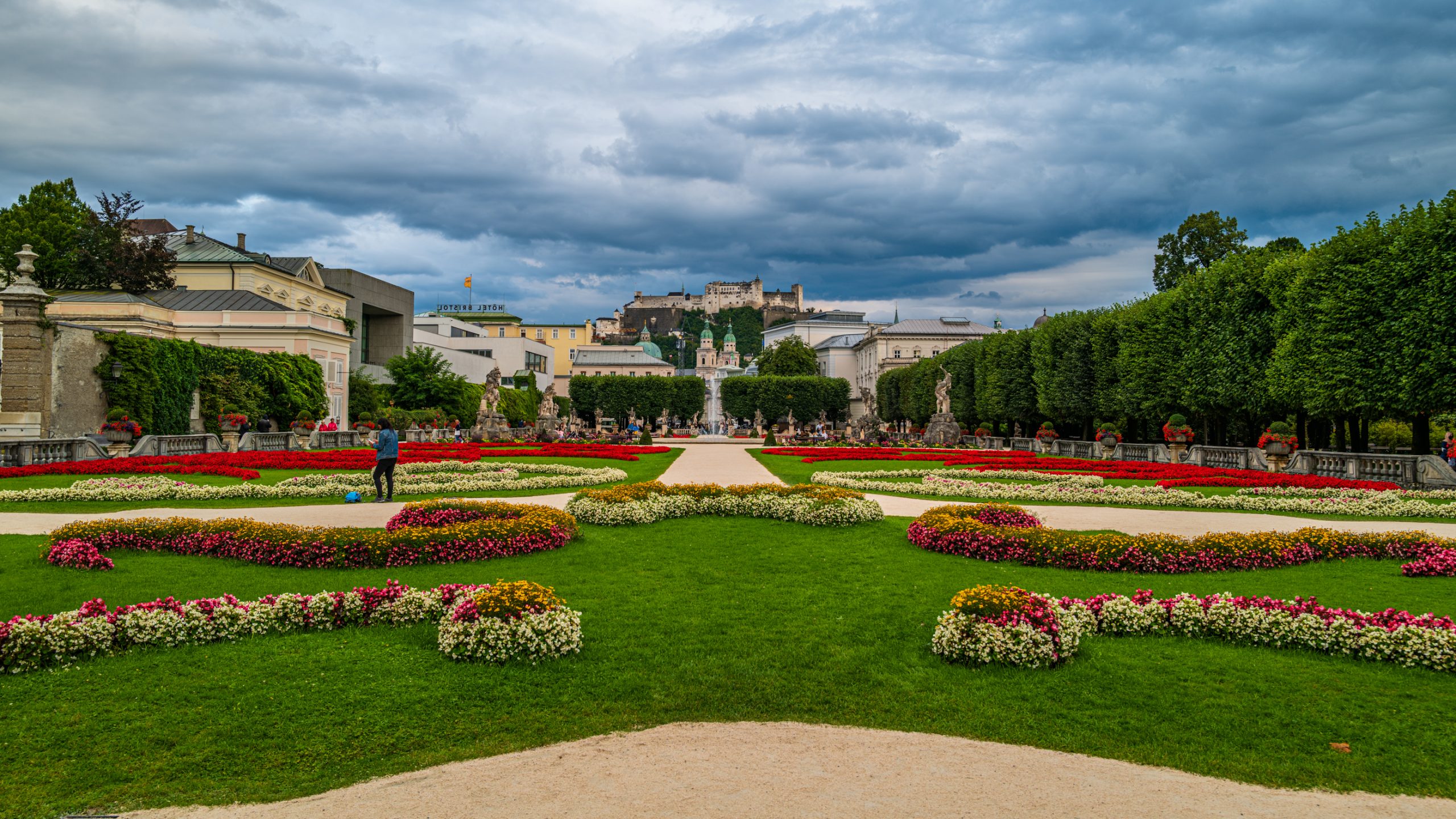 Jardin de Mirabell à Salzbourg