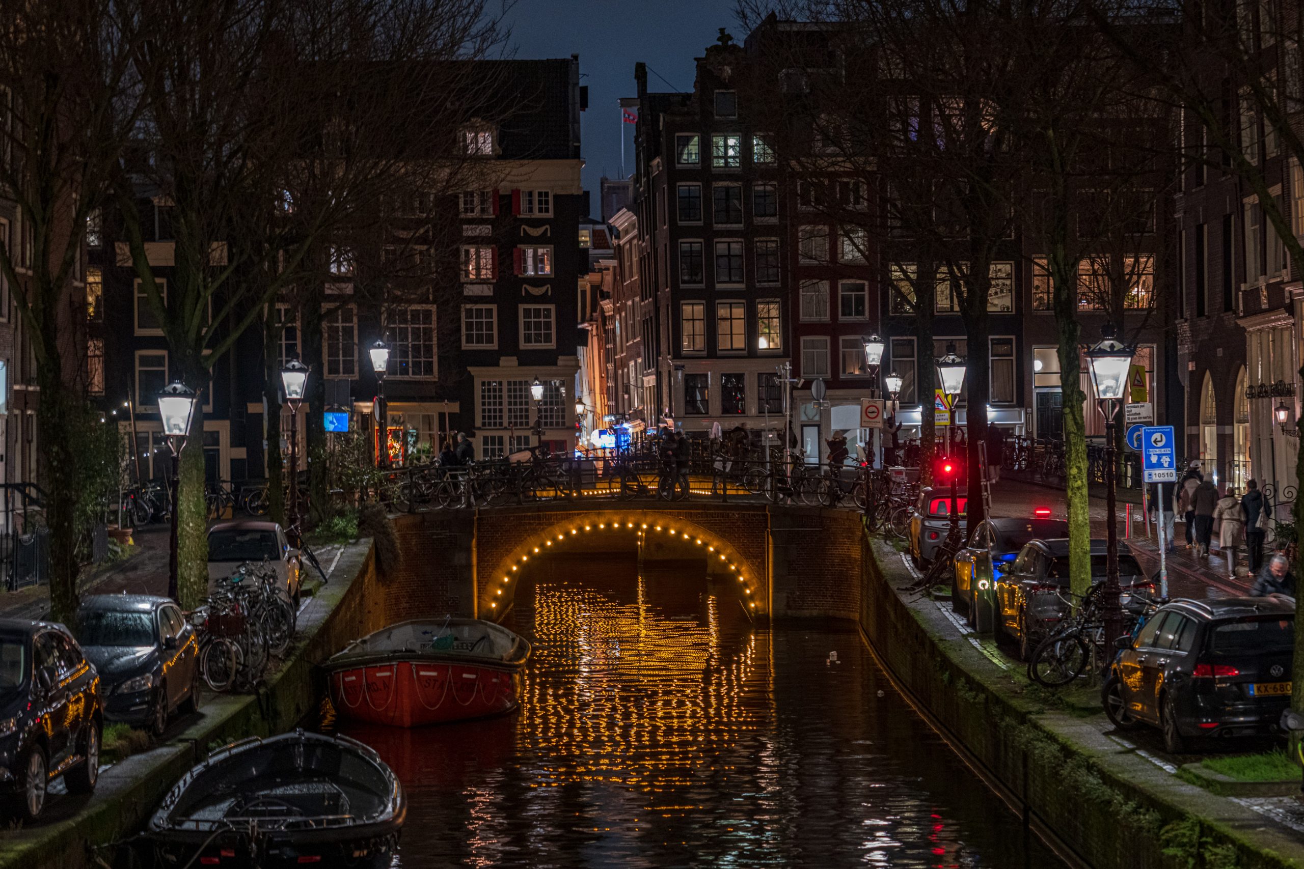 Pont Éclairé du Canal d'Amsterdam